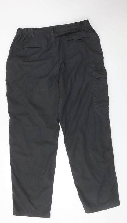 Craghoppers Men’s Black 28R Walking Trousers Polyester Cotton Hiking