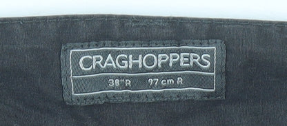 Craghoppers Men’s Black 28R Walking Trousers Polyester Cotton Hiking