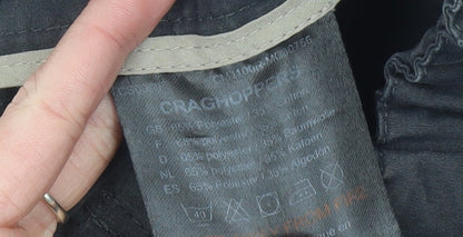 Craghoppers Men’s Black 28R Walking Trousers Polyester Cotton Hiking