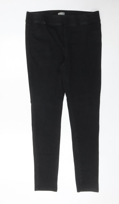 Patra Womens Black Skinny Stretch Jeans Size L