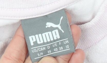 Puma Women’s Pink Size 10 Pullover Sweatshirt Long Sleeve Logo