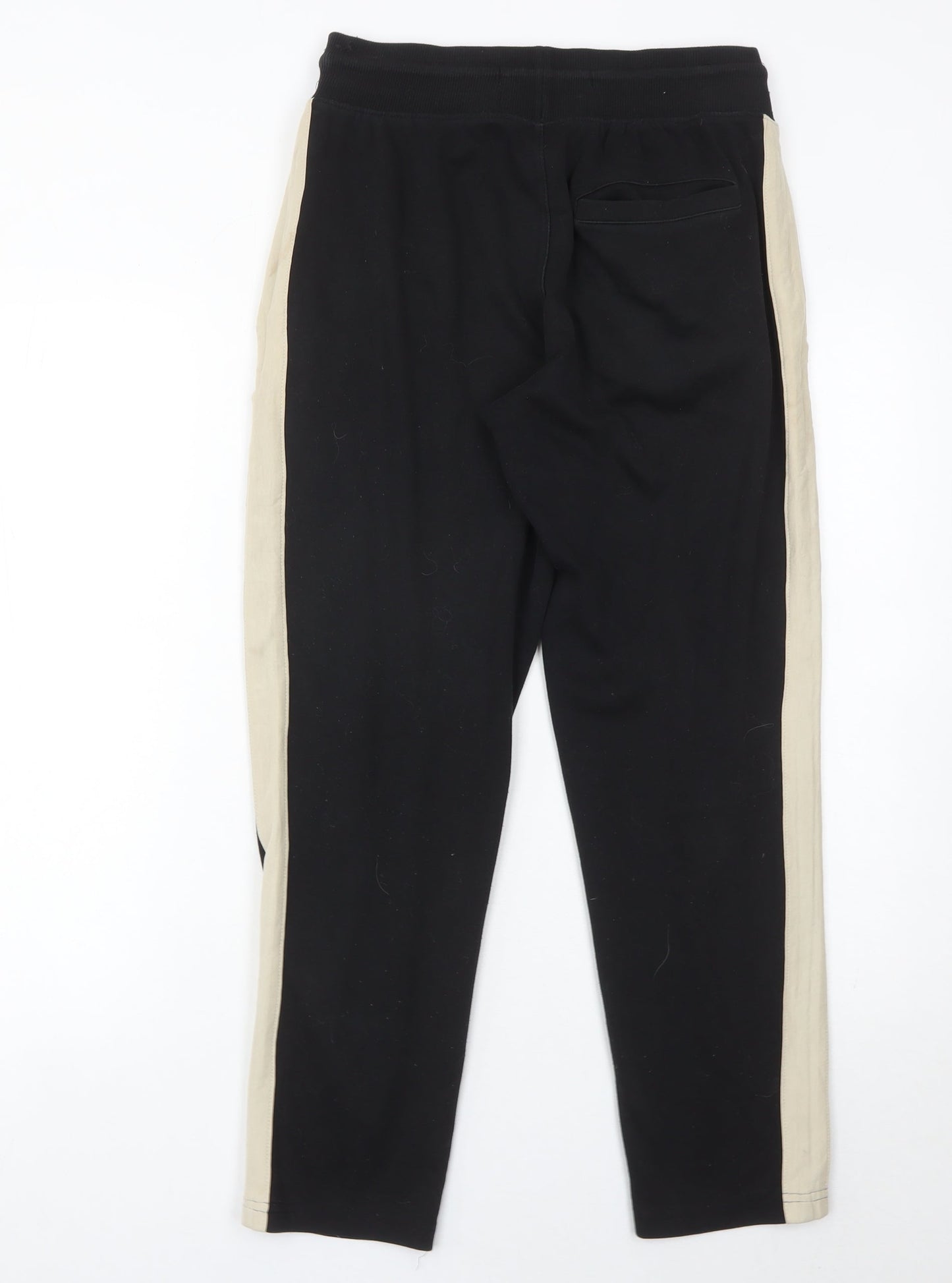 Zara Man Men's Black Jogger Trousers Size S Cotton Blend