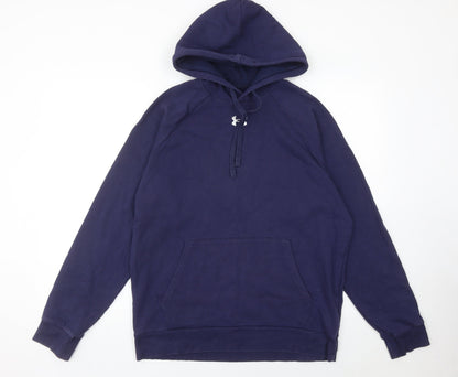 Under Armour Men’s Blue Pullover Hoodie Size M Regular Fit