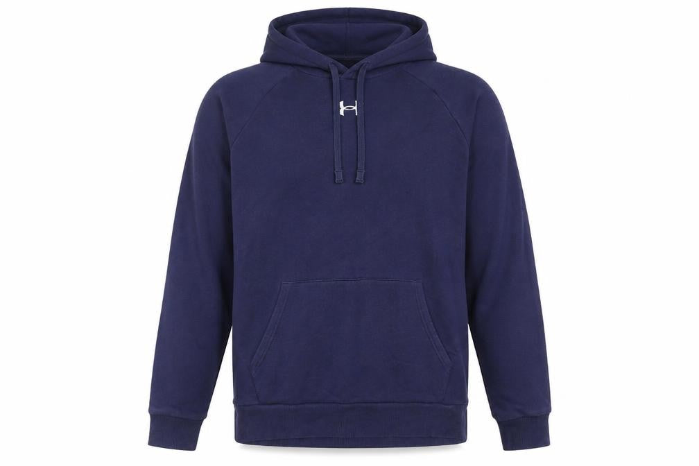 Mens UK Size M Under armour Blue Pullover Hoodie