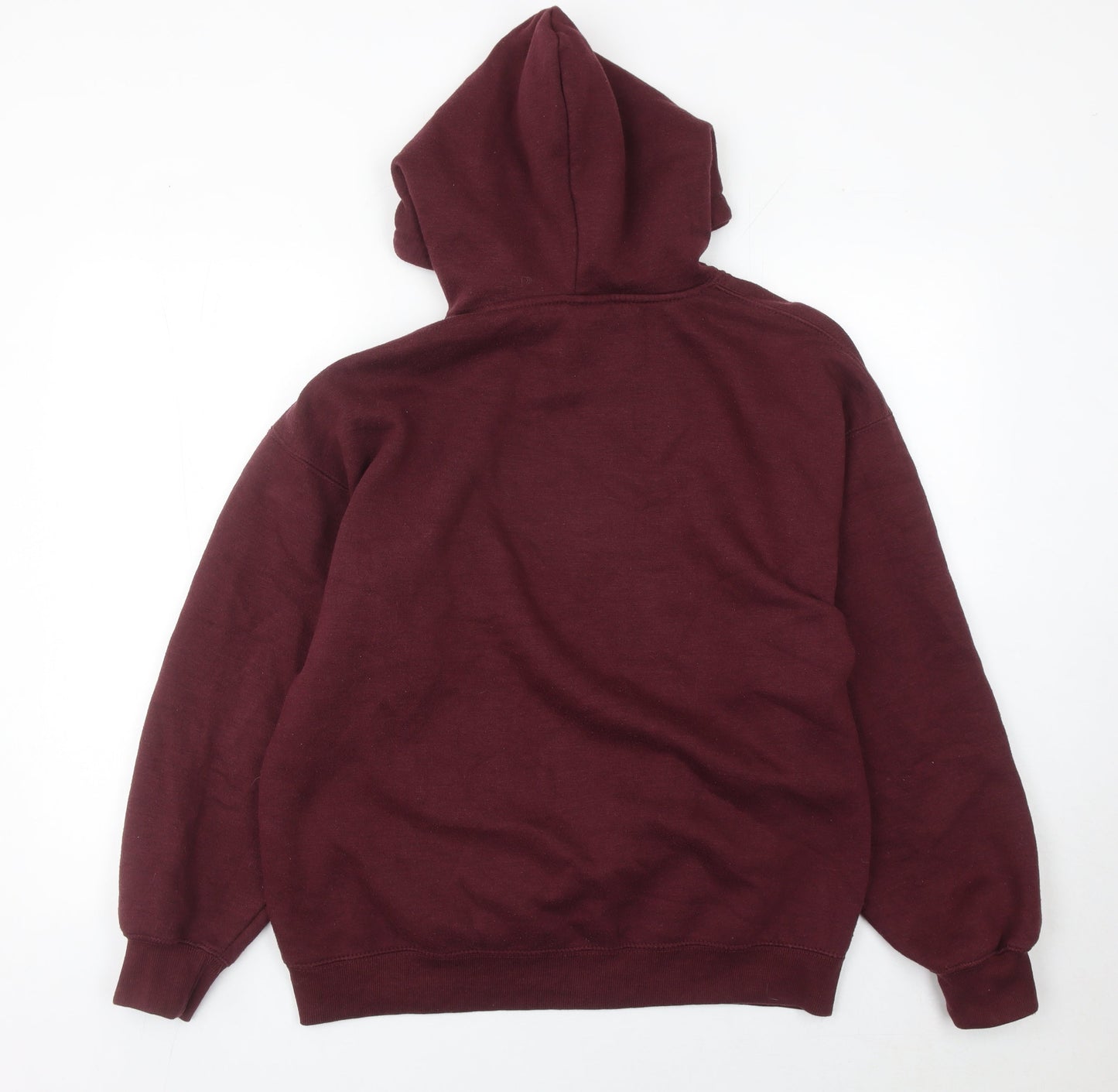 Pull&Bear Men’s Red Pullover Hoodie Size S Regular Fit