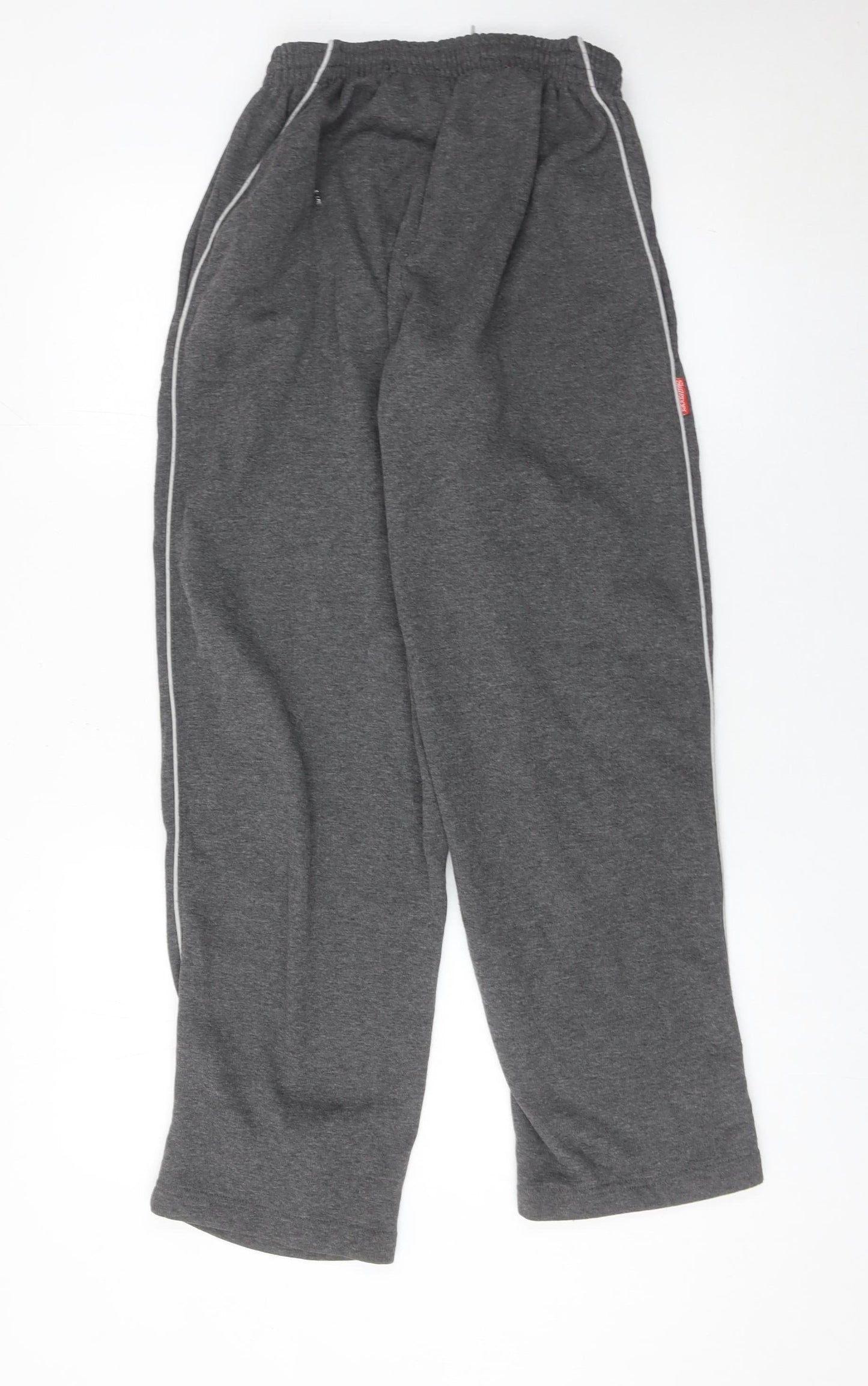 Slazenger Men's Grey Sweatpants S Regular Fit Elastic Waist
