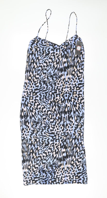Et Vous Women’s Multicoloured Animal Print Slip Dress Size 20