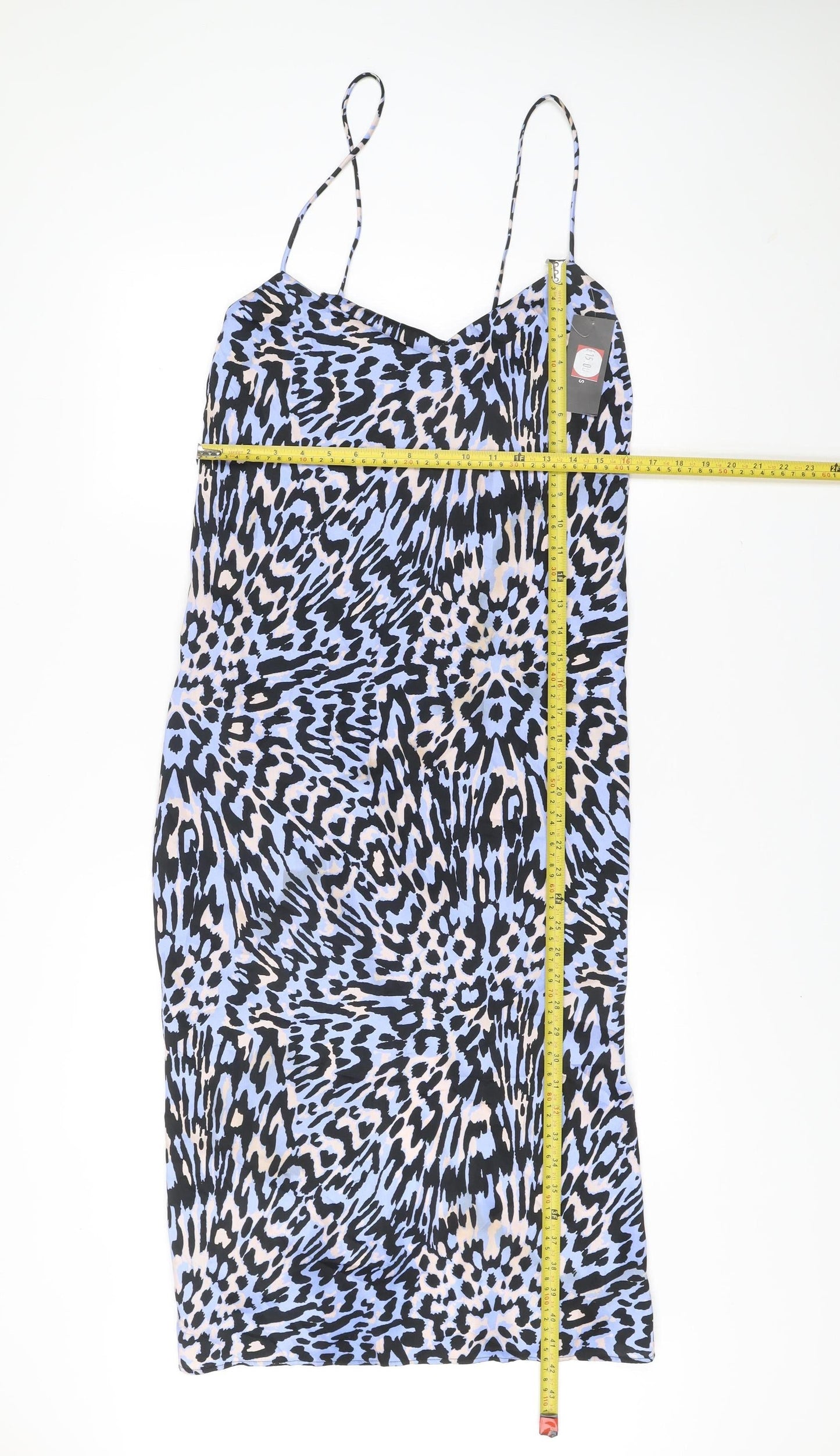 Et Vous Women’s Multicoloured Animal Print Slip Dress Size 20