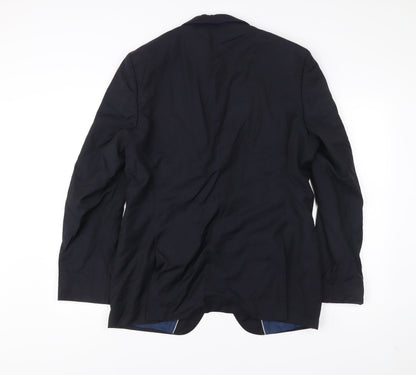 Mens UK Size 42 Guabello Regular Blue Suit Jacket