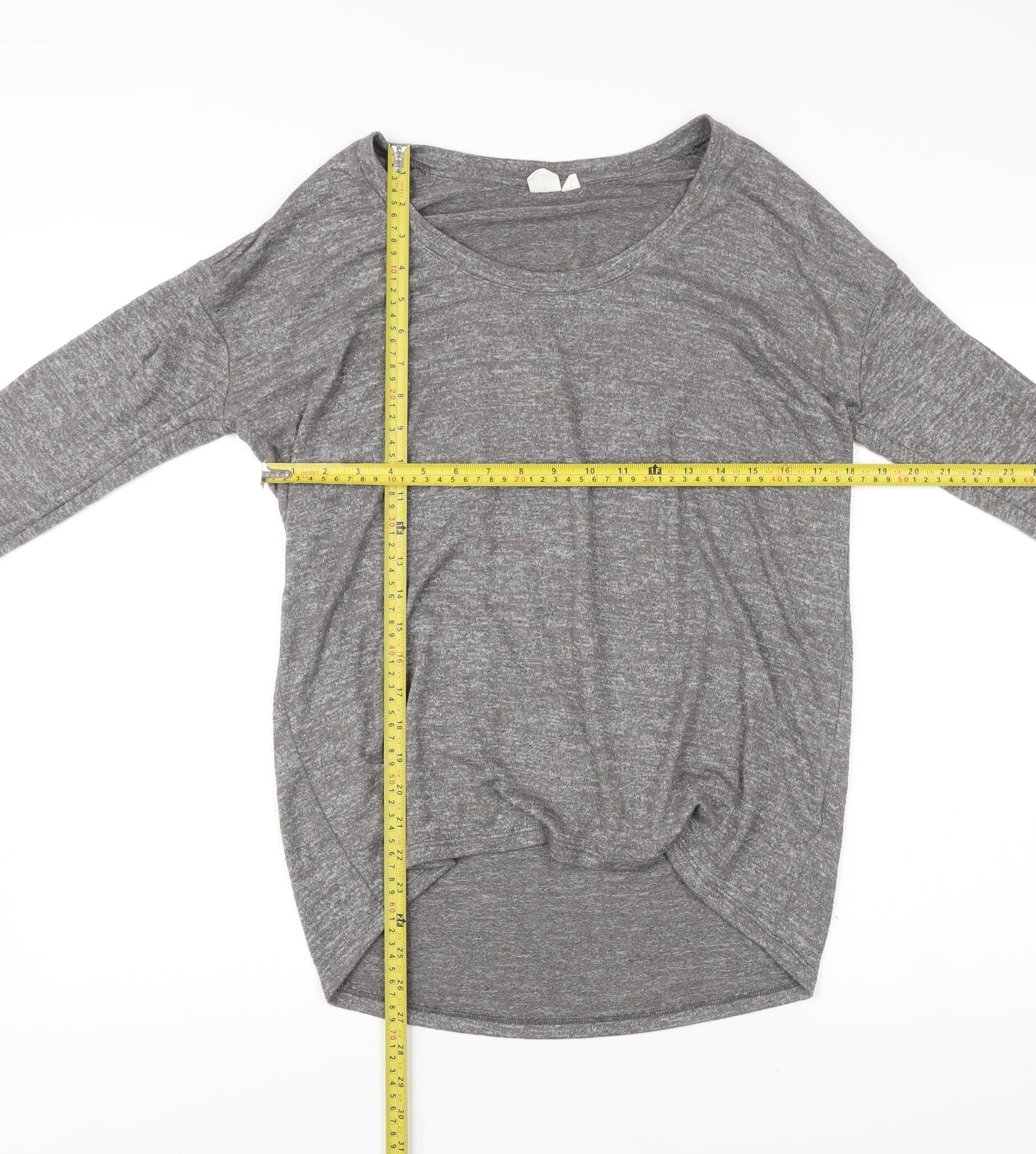 Gap Women’s Grey Scoop Neck Pullover Jumper Size M Long Sleeve
