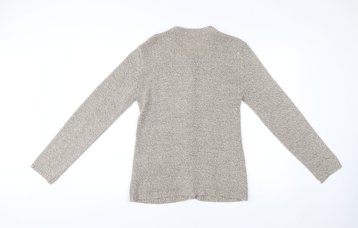 Sarah Hamilton Women Beige Small Cable Knit Cardigan Jumper
