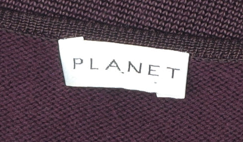 Planet Womens Brown Sleeveless Knit Tank Top Size L V-Neck
