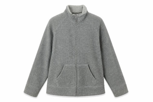 Marks and Spencer Women’s Grey Full Zip Fleece Jacket UK 14