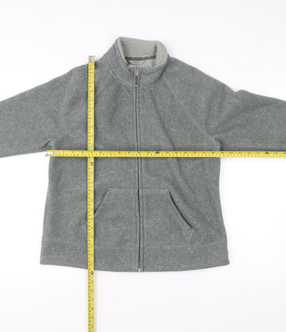Marks and Spencer Women’s Grey Full Zip Fleece Jacket UK 14