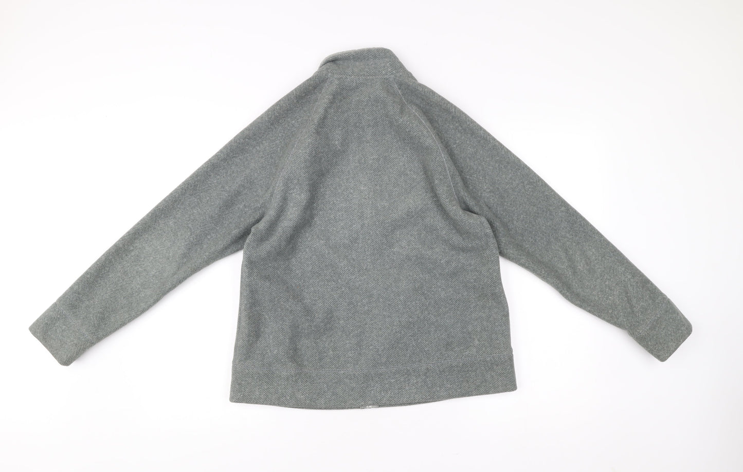 Marks and Spencer Women’s Grey Full Zip Fleece Jacket UK 14