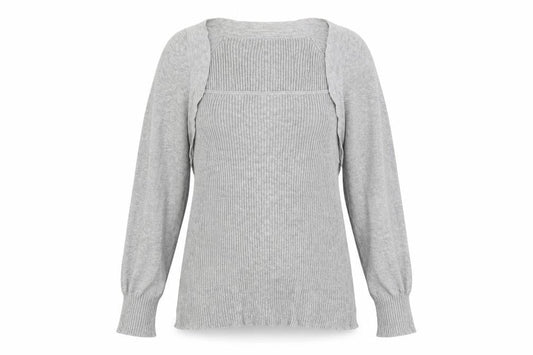 Next Womens Grey Size 20 Pullover Jumper Long Sleeve Knitwear