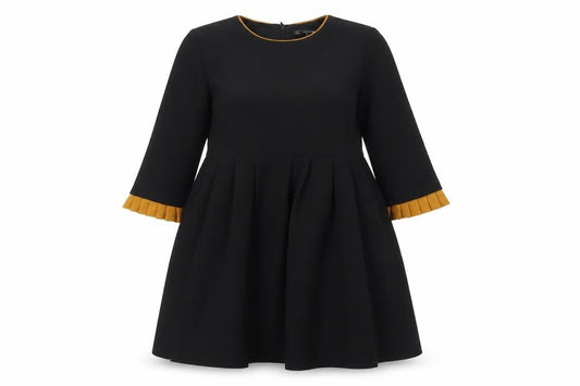 Zara Women's Black A-Line Knee Length Dress Size 8