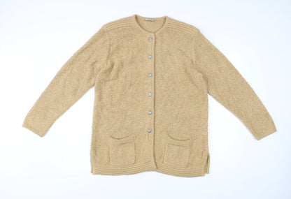 Classics First Avenue Women’s Beige Knit Coatigan Size L