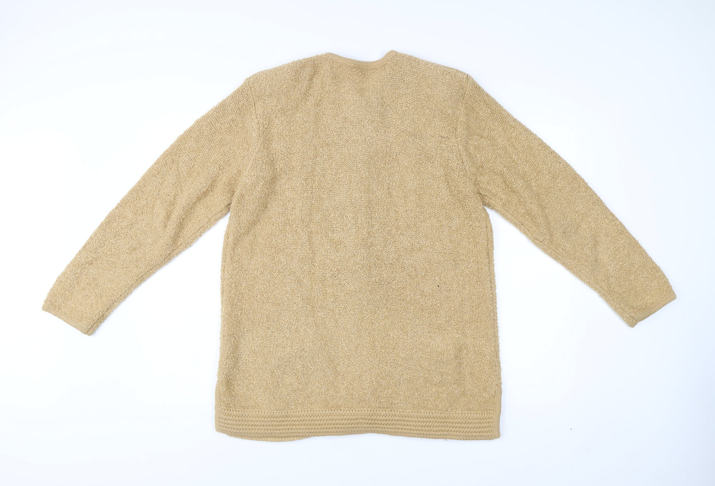 Classics First Avenue Women’s Beige Knit Coatigan Size L