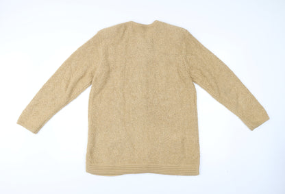 Classics First Avenue Women’s Beige Knit Coatigan Size L