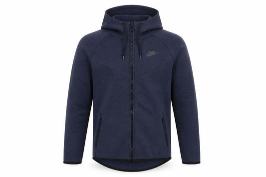 Mens UK Size M Nike Blue Full Zip Hoodie