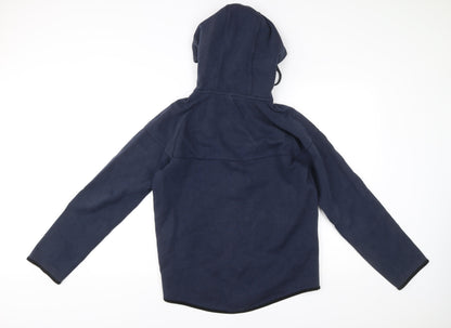 Mens UK Size M Nike Blue Full Zip Hoodie