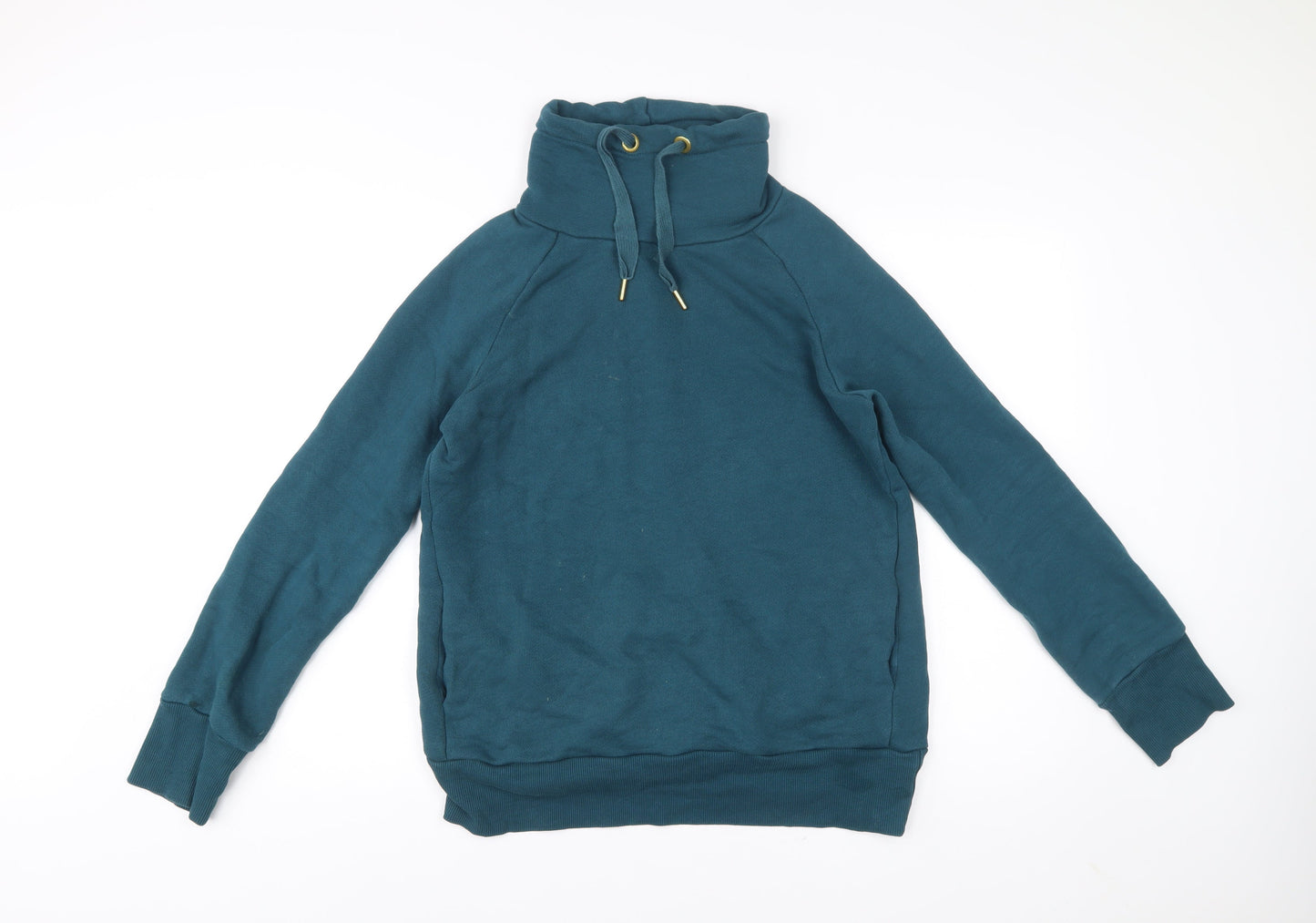 Editor's Cut Women's Blue Cotton Pullover Sweatshirt UK 12