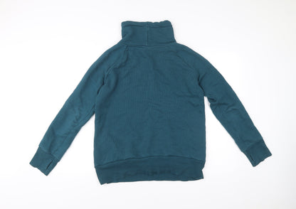 Editor's Cut Women's Blue Cotton Pullover Sweatshirt UK 12