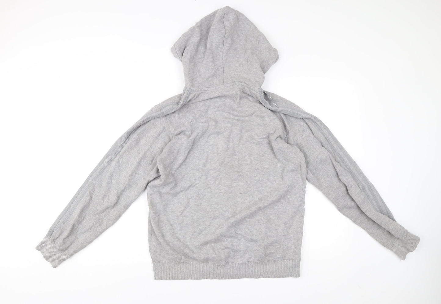 Mens UK Size M adidas Grey Full Zip Hoodie