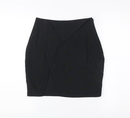 Misspap Women’s Black Size 8 Pencil Skirt High Waist Lined