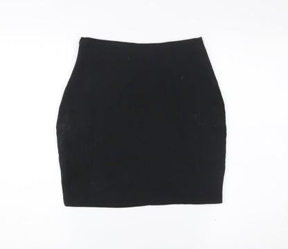 Misspap Women’s Black Size 8 Pencil Skirt High Waist Lined