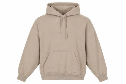 H&M Men’s Beige Pullover Hoodie Size M Cotton Regular Fit