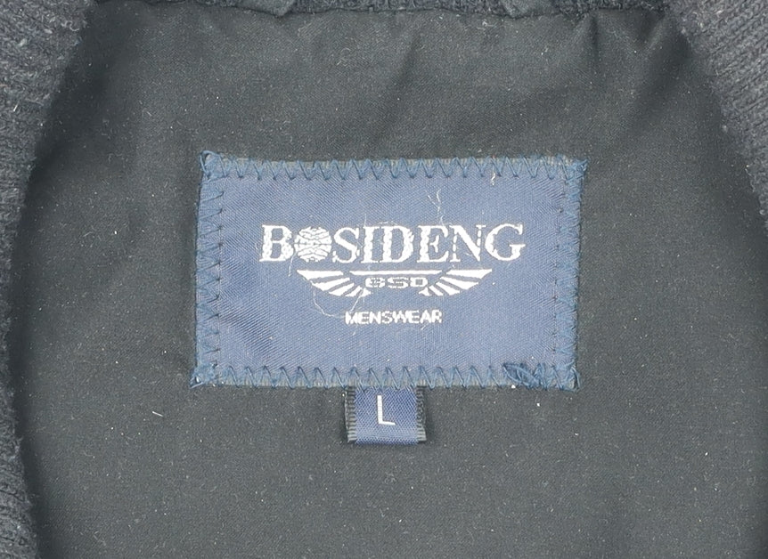 Bosideng Mens Brown Cotton Waistcoat Bodywarmer Jacket L