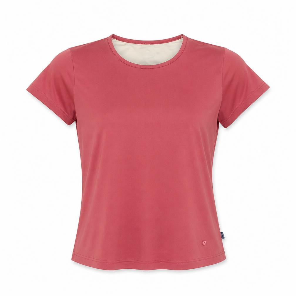 Womens UK Size 12 Regatta Red Basic T-Shirt