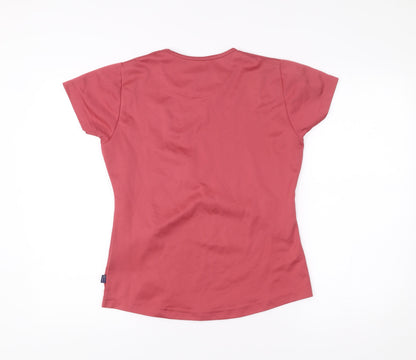 Womens UK Size 12 Regatta Red Basic T-Shirt
