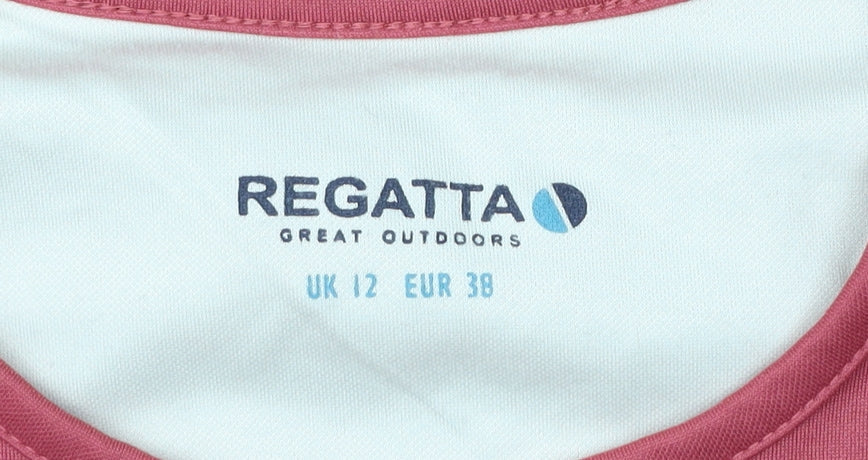Womens UK Size 12 Regatta Red Basic T-Shirt