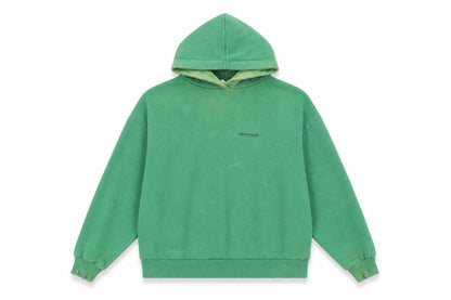 Pull&Bear Womens Green XS Pullover Hoodie Cotton Blend Casual