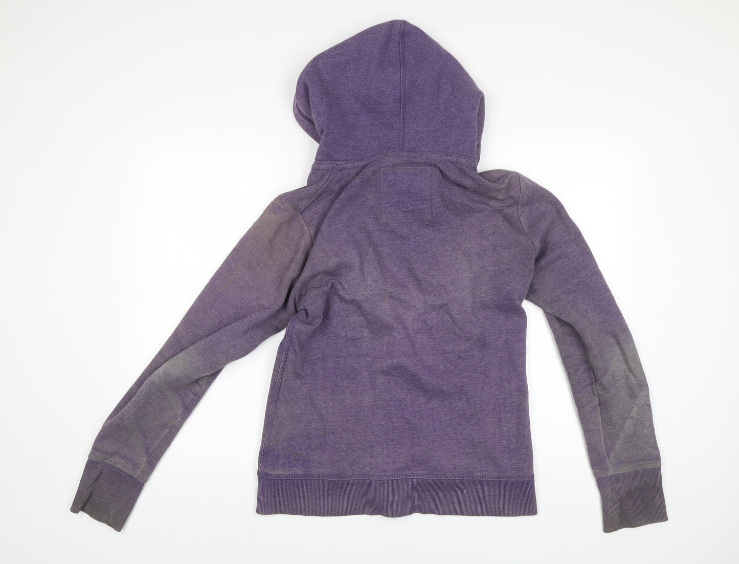 Superdry Men’s Purple Full Zip Hoodie L Logo Orange Label