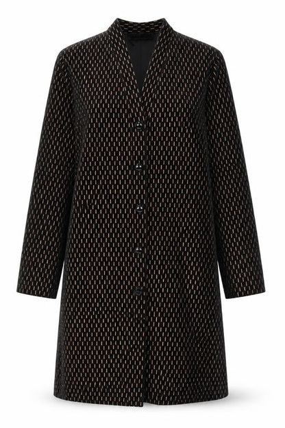 Stephen Y Womens Black Velvet Blazer Jacket Size S Classic Vintage