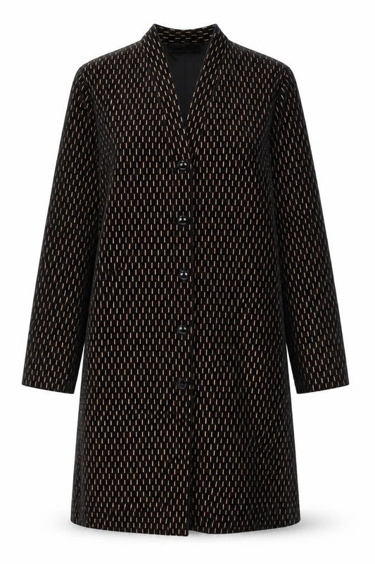 Stephen Y Womens Black Velvet Blazer Jacket Size S Classic Vintage