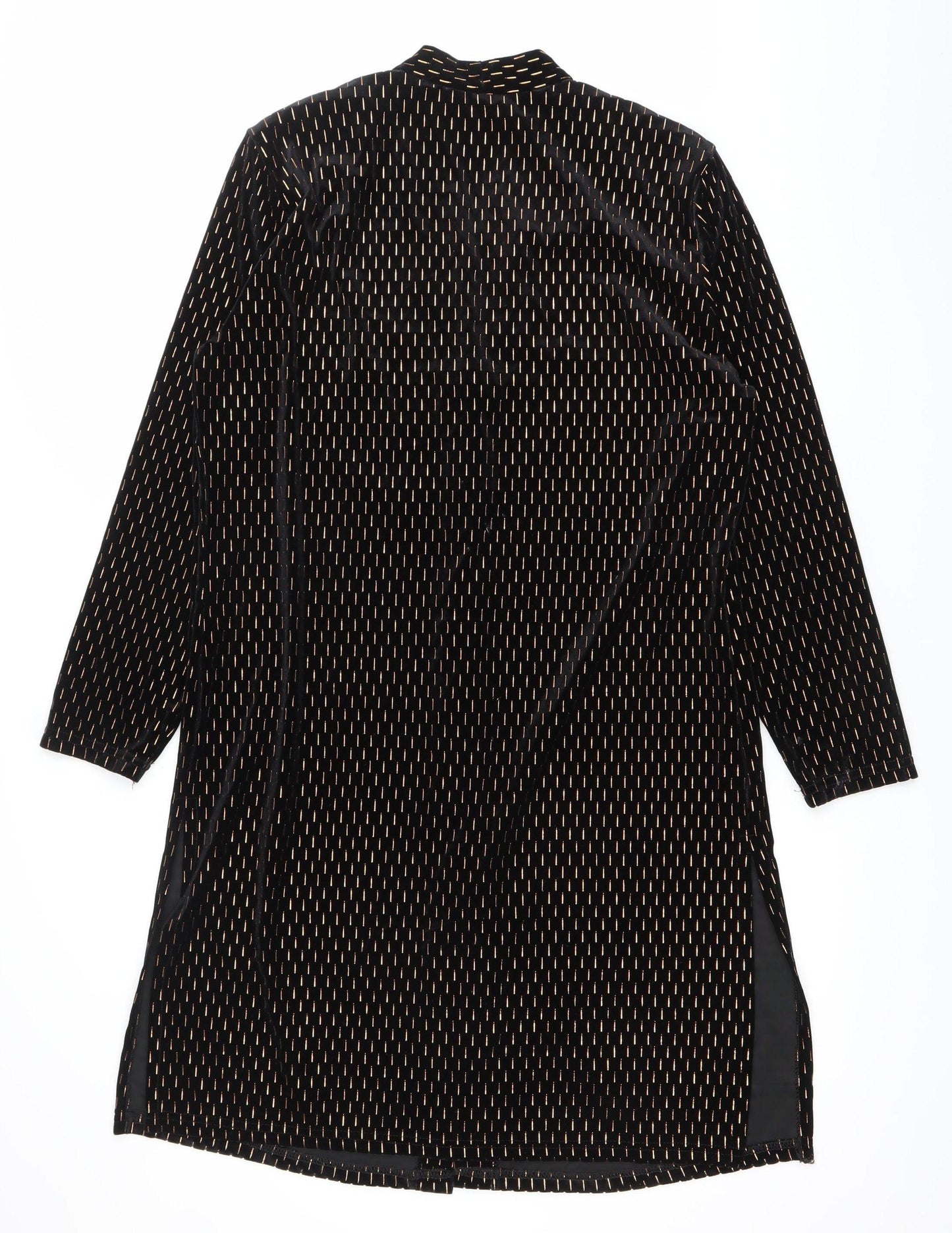 Stephen Y Womens Black Velvet Blazer Jacket Size S Classic Vintage