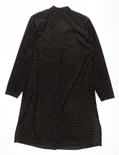 Stephen Y Womens Black Velvet Blazer Jacket Size S Classic Vintage