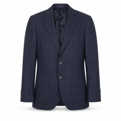 Marks and Spencer Mens Blue 38 Chest Regular Fit Wool Blazer Jacket