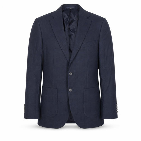 Marks and Spencer Mens Blue 38 Chest Regular Fit Wool Blazer Jacket