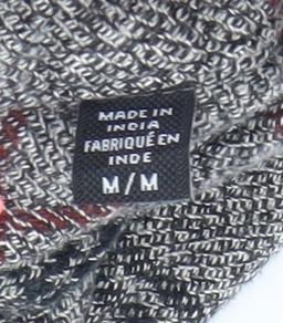 ONLY & SONS Men Grey Slim Fit Plaid Cotton Button-Up Shirt M
