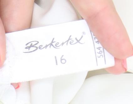Barkertel Womens Ivory Button-Up Shirt Size 16 Short Sleeve Polyester