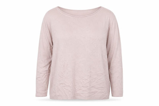 H&M Women's Pink 2XL Pullover Jumper Boat Neck Long Sleeve Knit