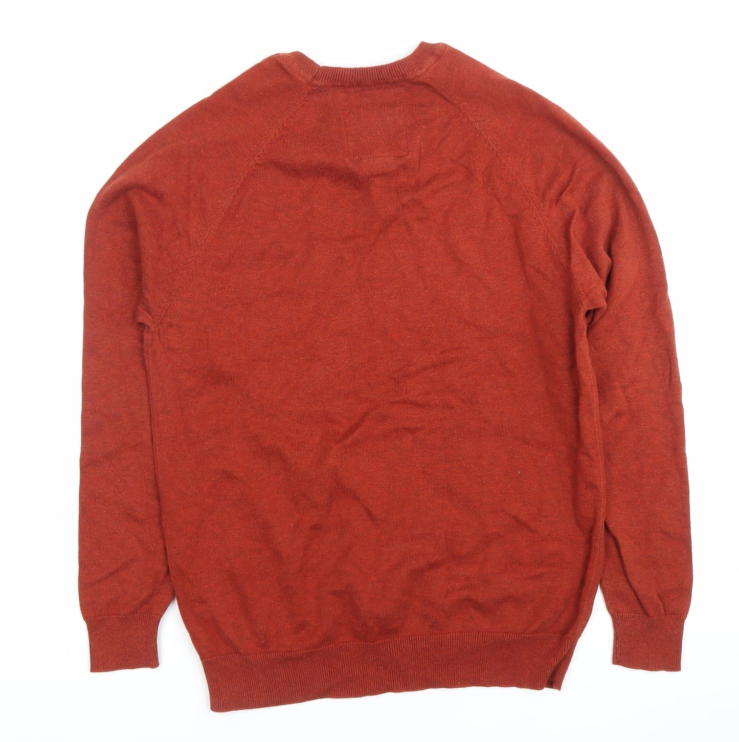 Superdry Mens Red Medium Crew Neck Cotton Pullover Jumper