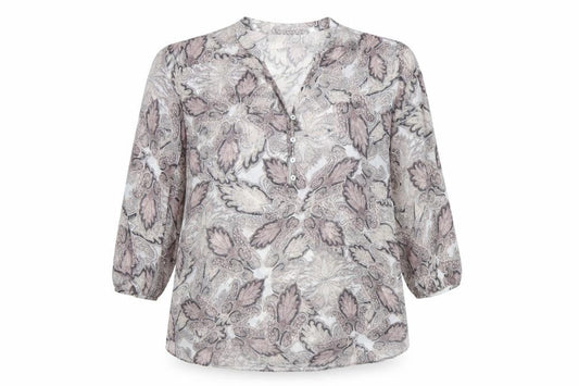 Wallis Women’s Multicoloured Paisley 3/4 Sleeve Blouse Size 14