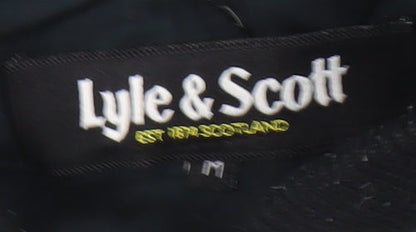 Mens UK Size M Lyle & Scott Black Quilted Coat